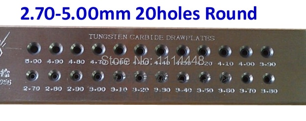      ֽ ī ̵ ̾ drawplate  2.70-5.00mm 20 